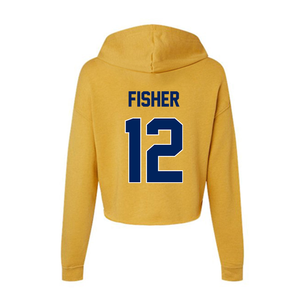 UW - Eau Claire - NCAA Women's Lacrosse : Ellie Fisher - Women's Crop Fleece Hoodie-1