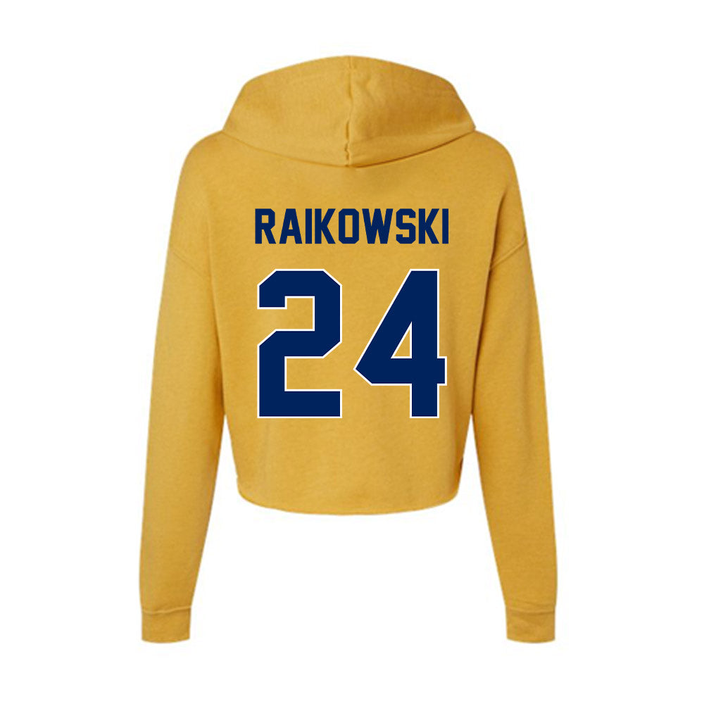 UW Eau Claire - NCAA Softball : Emma Raikowski - Women's Crop Fleece Hoodie-1