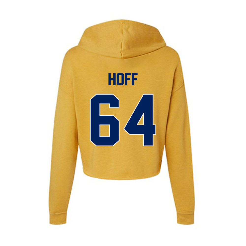 UW Eau Claire - NCAA Football : Matthew Hoff - Women's Crop Fleece Hoodie-1