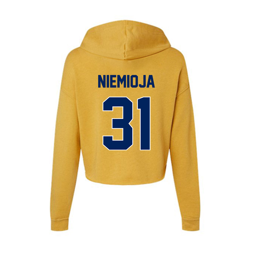 UW Eau Claire - NCAA Baseball : Tapio Niemioja - Women's Crop Fleece Hoodie-1
