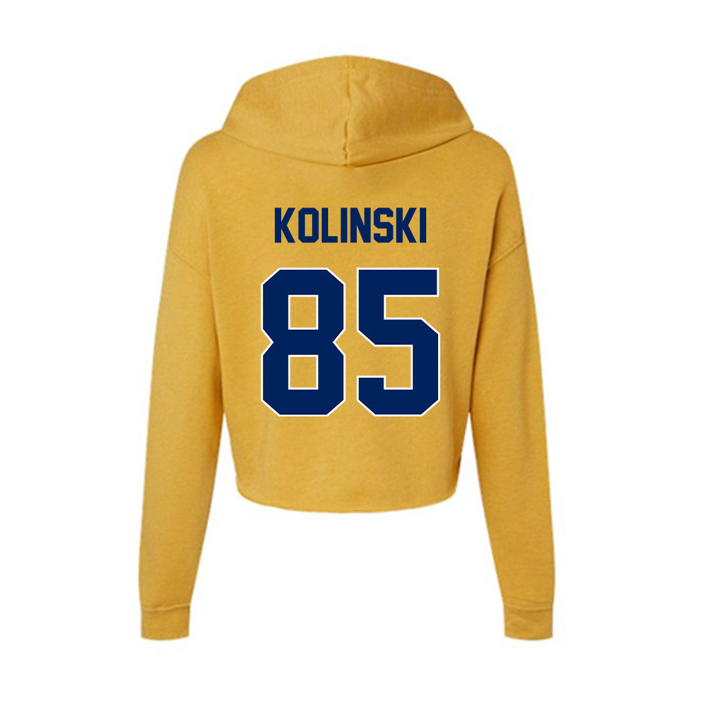 UW Eau Claire - NCAA Football : Jayce Kolinski - Women's Crop Fleece Hoodie-1