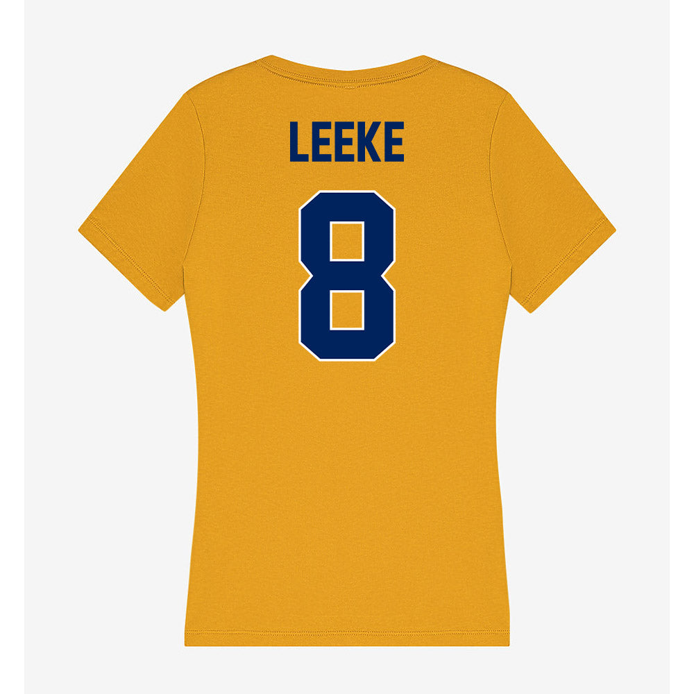 UW Eau Claire - NCAA Women's Volleyball : Bailey Leeke - Women's V-Neck T-Shirt-1