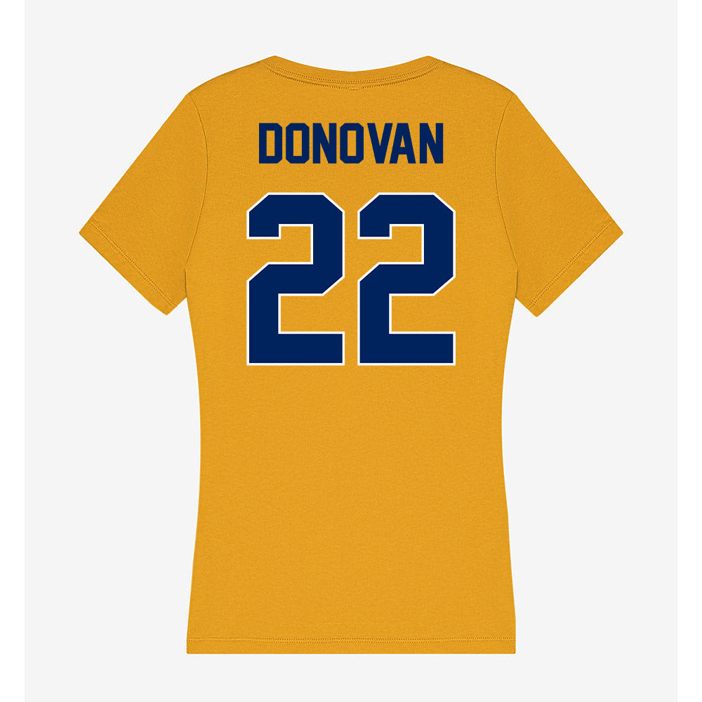 UW Eau Claire - NCAA Women's Soccer : Emma Donovan - Women's V-Neck T-Shirt-1