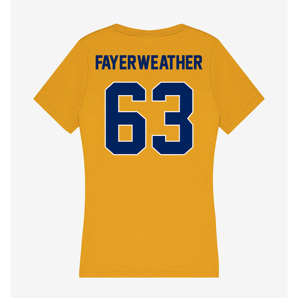 UW Eau Claire - NCAA Football : Blake Fayerweather - Women's V-Neck T-Shirt-1