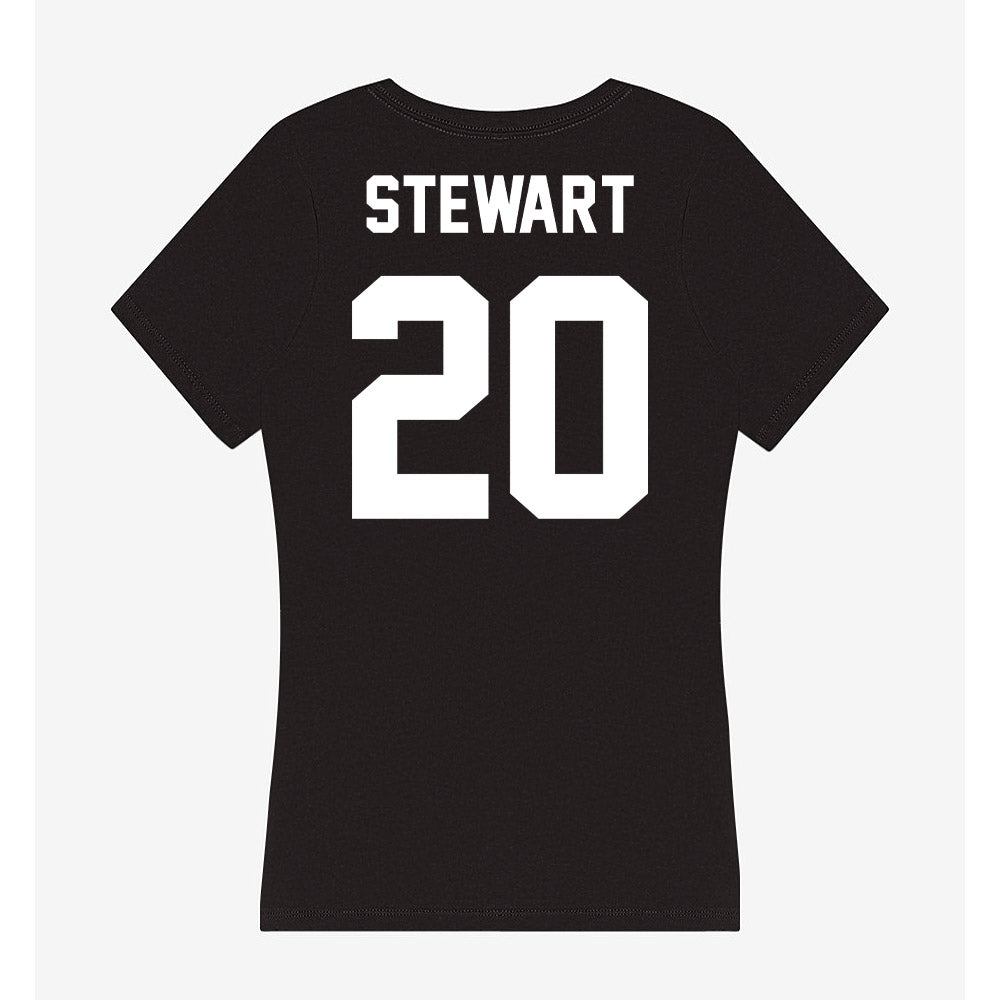 Utah Valley - NCAA Women's Soccer : Isabella Stewart - Women's V-Neck T-Shirt-1