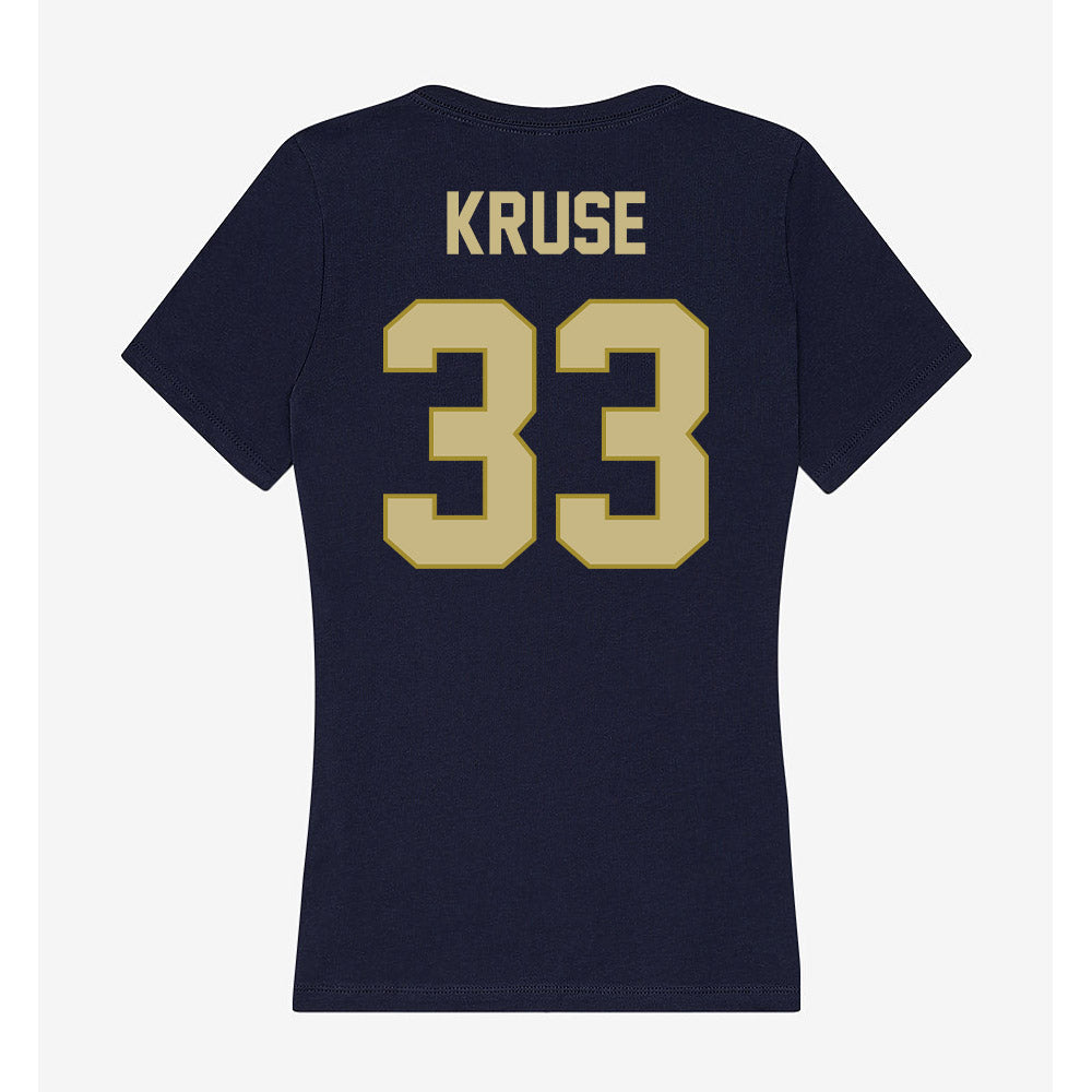 Oral Roberts - NCAA Men's Basketball : Seth Kruse - Women's V-Neck T-Shirt-1