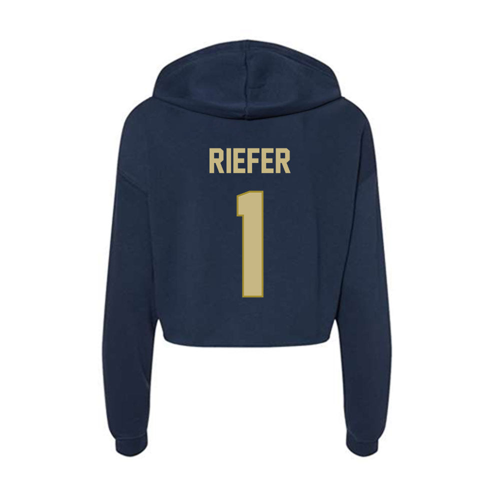 Oral Roberts - NCAA Women's Soccer : Alexa Riefer - Women's Crop Fleece Hoodie-1