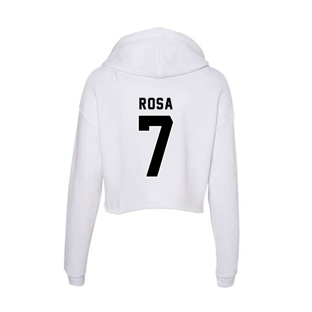 Providence - NCAA Men's Soccer : Bruno Rosa - Women's Crop Fleece Hoodie-1