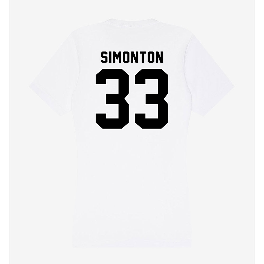 Providence - NCAA Men's Lacrosse : Chris Simonton - Women's V-Neck T-Shirt-1