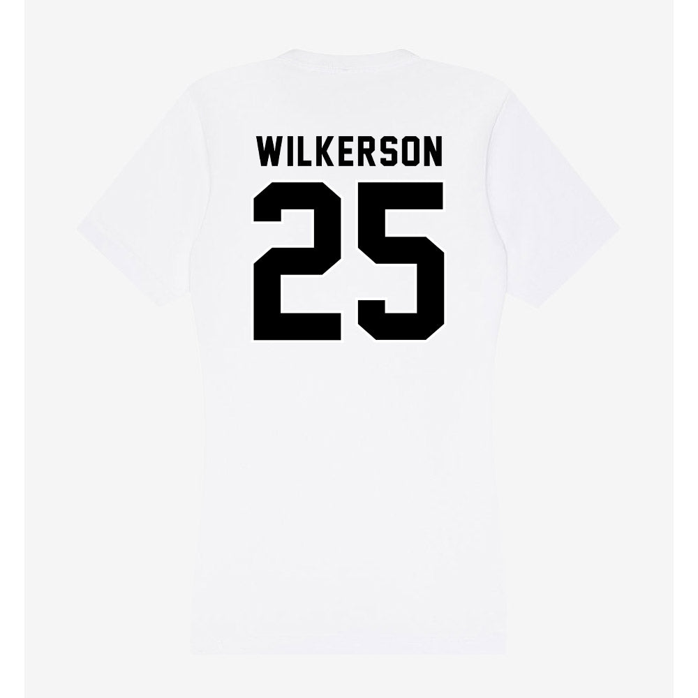 Providence - NCAA Men's Lacrosse : Jay Wilkerson - Women's V-Neck T-Shirt-1