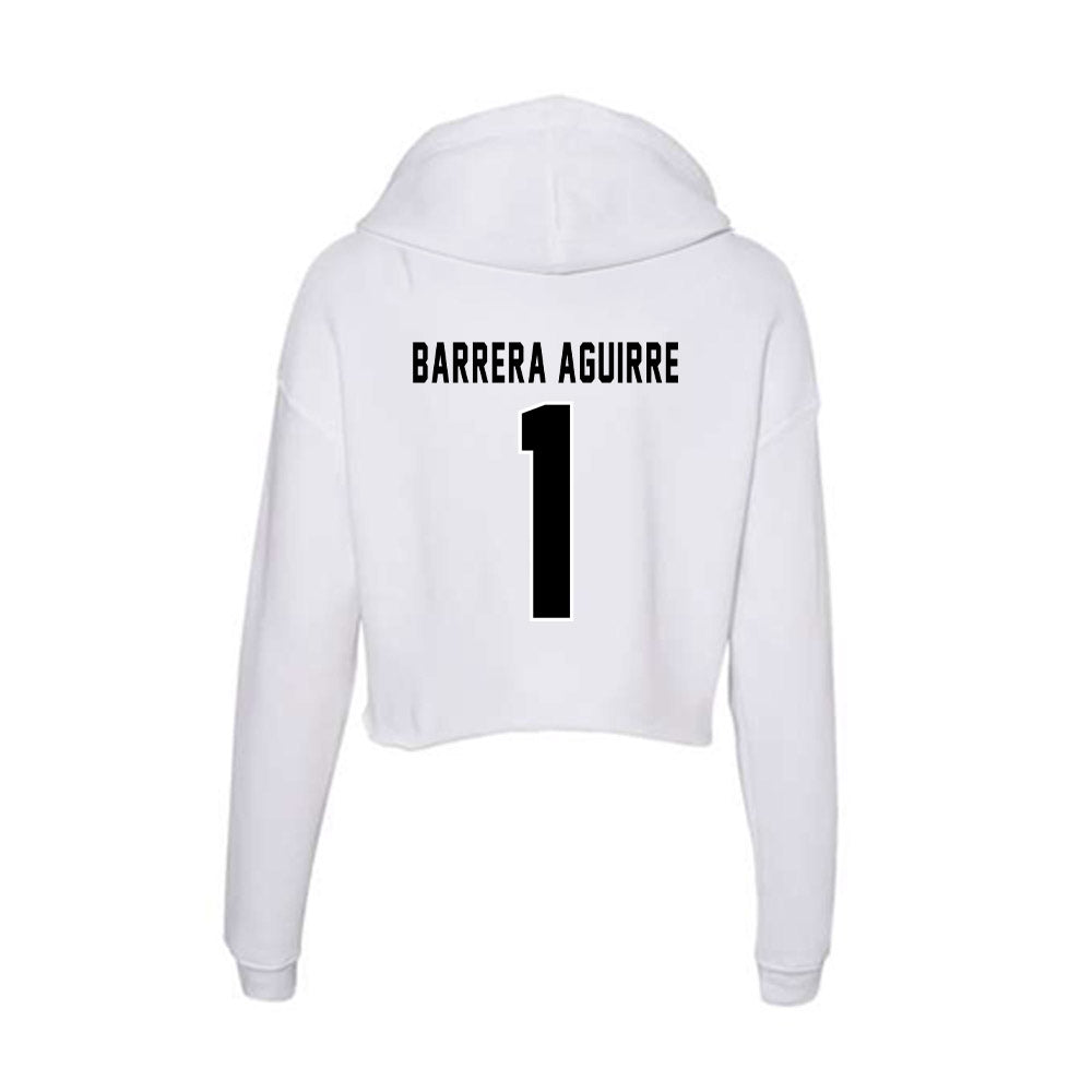 Providence - NCAA Women's Tennis : Cami Barrera Aguirre - Women's Crop Fleece Hoodie-1