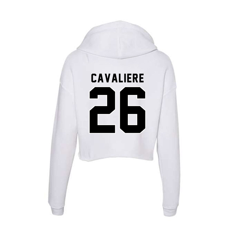 Providence - NCAA Women's Ice Hockey : Cristina Cavaliere - Women's Crop Fleece Hoodie-1