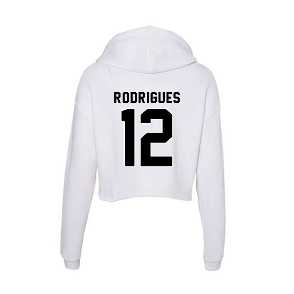 Providence - NCAA Women's Basketball : Olivia Rodrigues - Women's Crop Fleece Hoodie-1