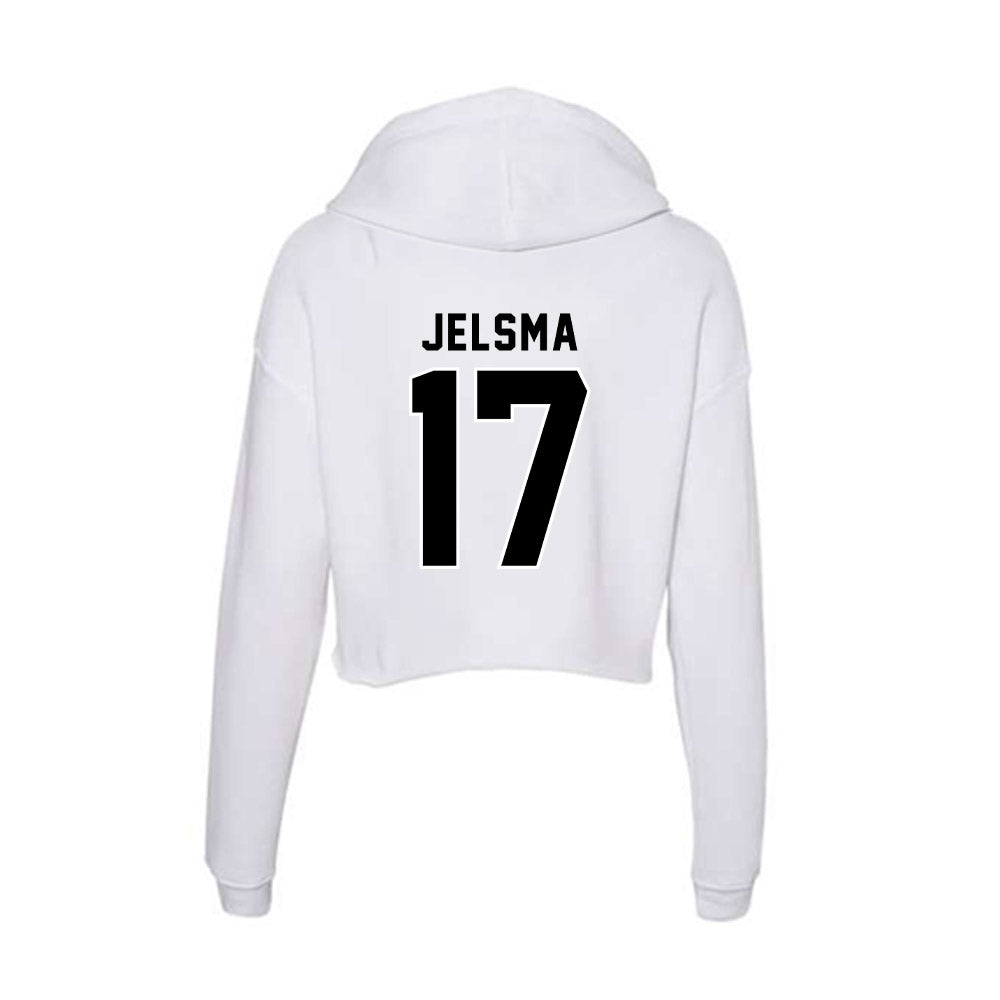 Providence - NCAA Men's Ice Hockey : Beau Jelsma - Women's Crop Fleece Hoodie-1