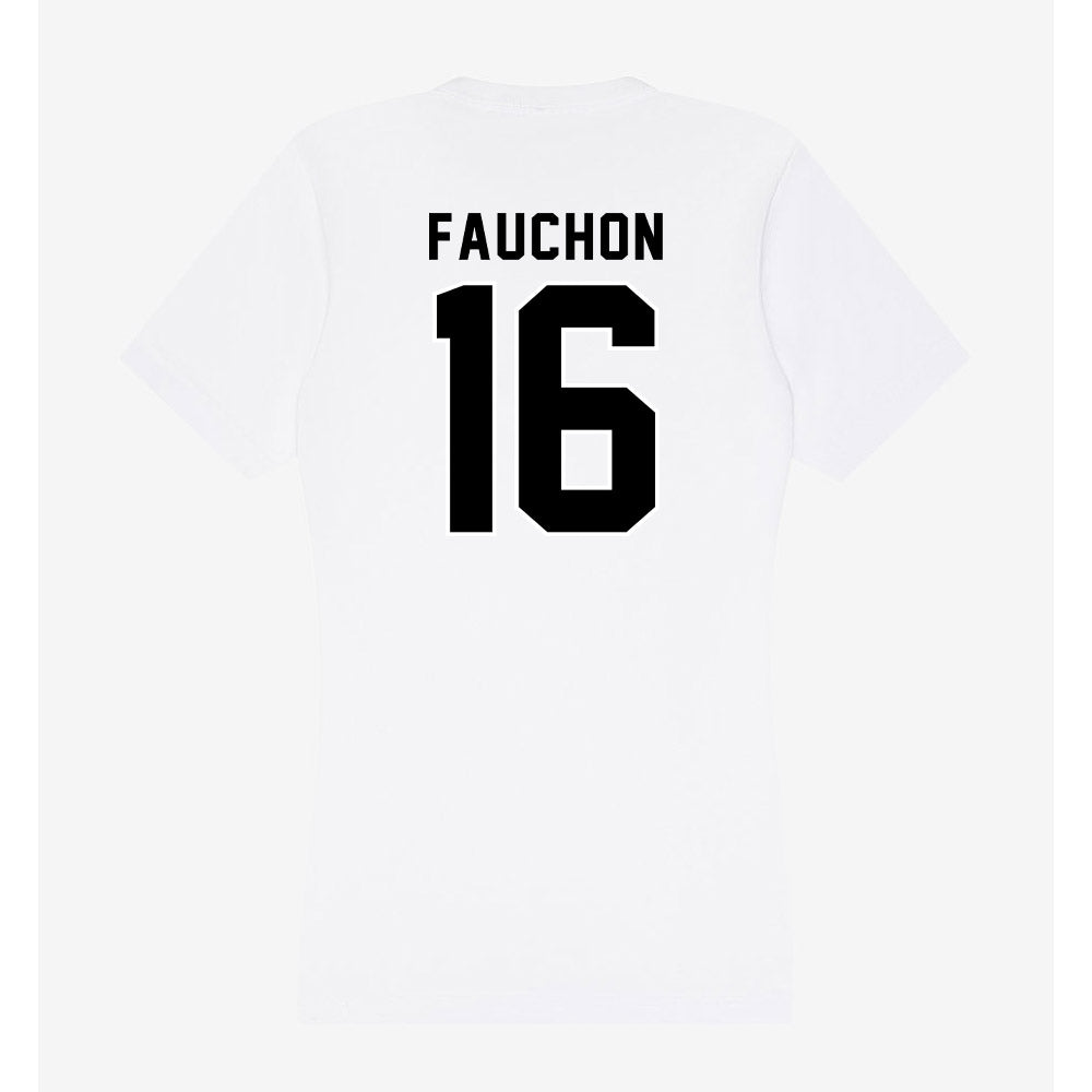 Providence - NCAA Men's Ice Hockey : Jonathan Fauchon - Women's V-Neck T-Shirt-1