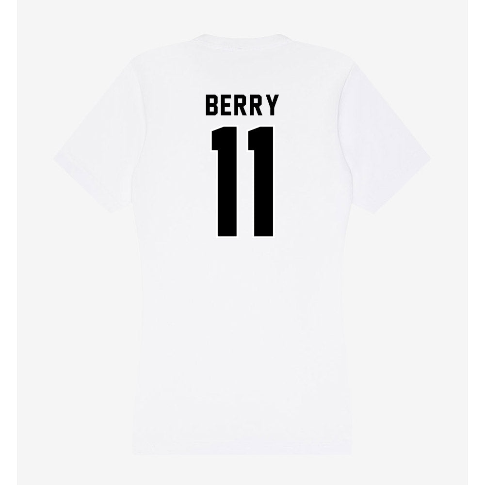 Providence - NCAA Women's Volleyball : Lyric Berry - Women's V-Neck T-Shirt-1
