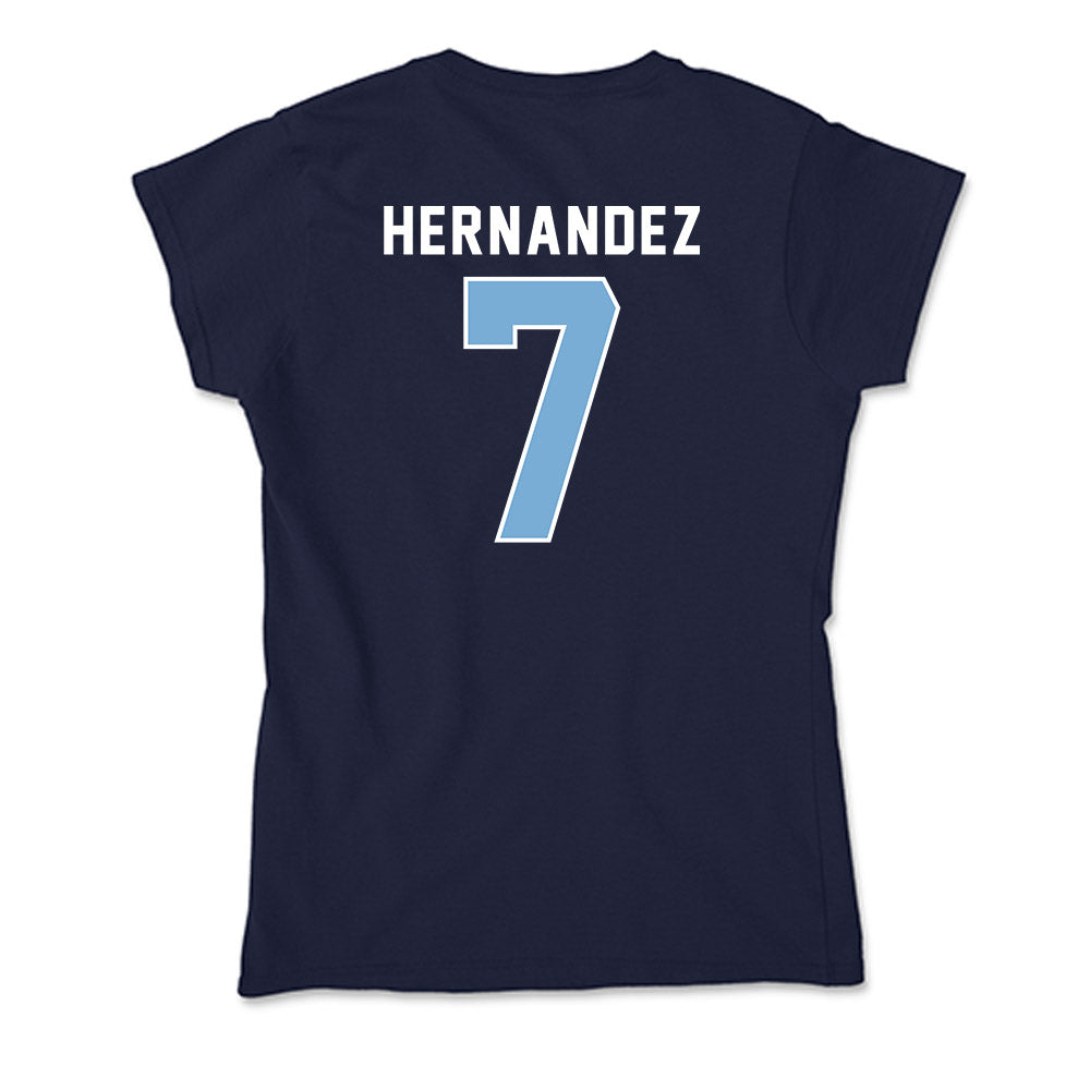 The Citadel - NCAA Men's Basketball : Gabriel Hernandez - Soft Style Women’s T-Shirt-1