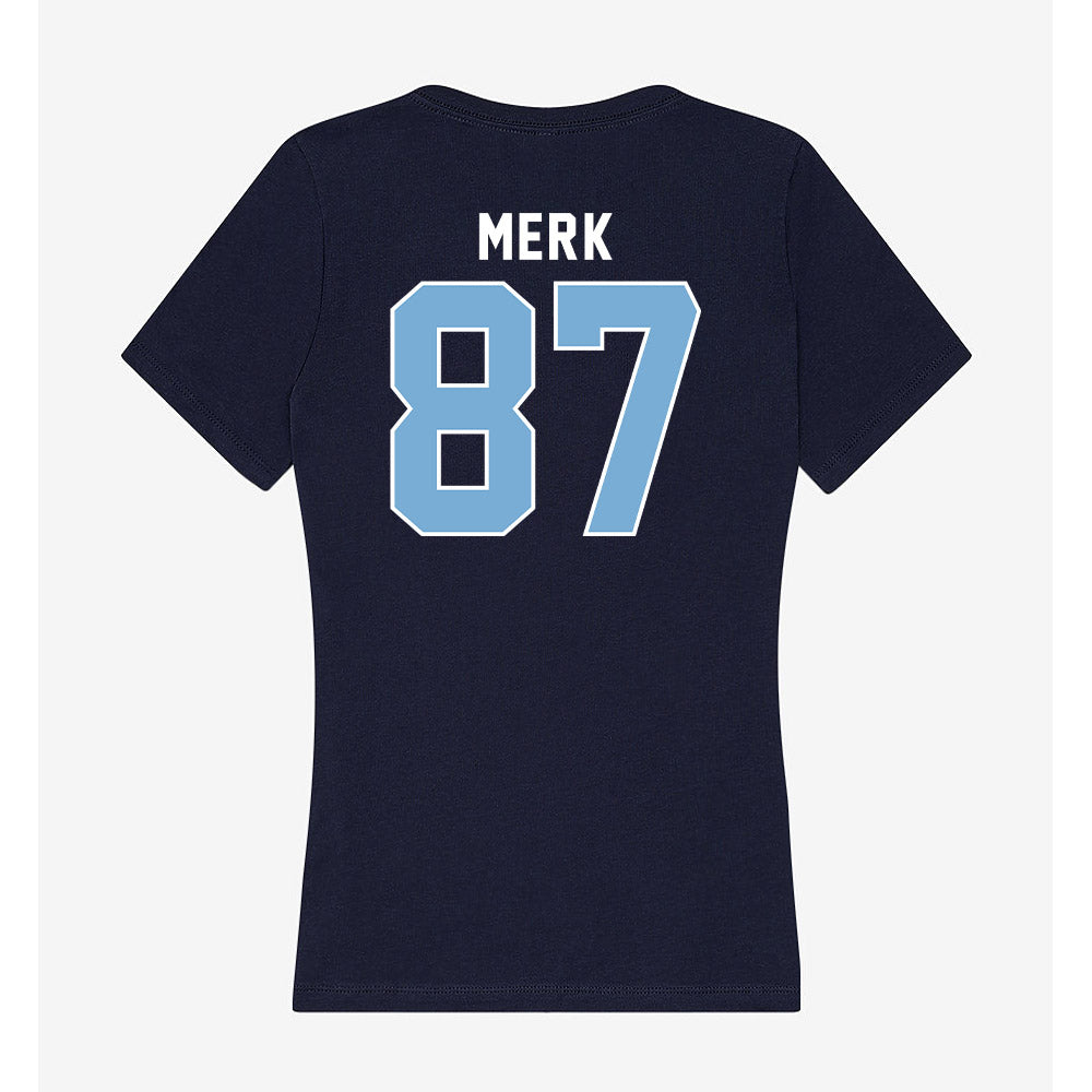 The Citadel - NCAA Football : Jared Merk - Women's V-Neck T-Shirt-1