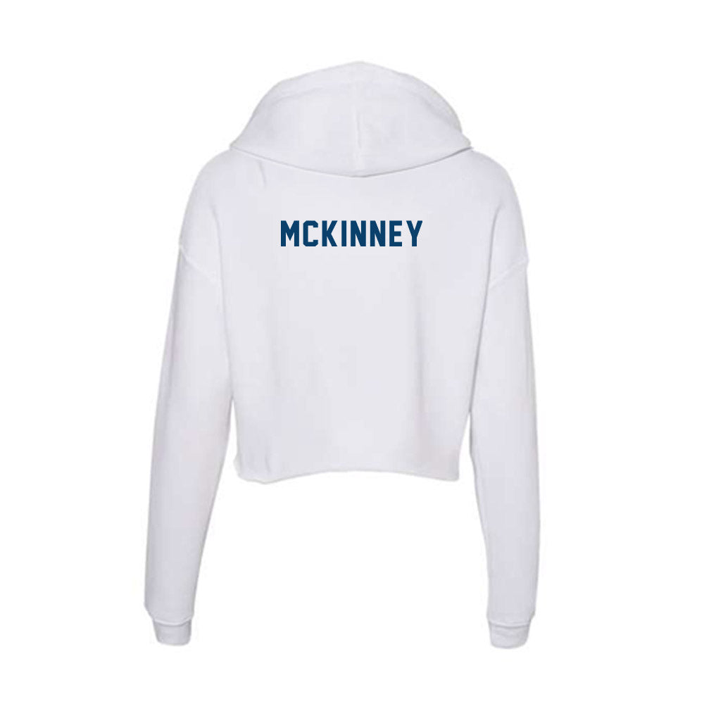 Saint Peter's - NCAA Women's Swimming & Diving : Madison McKinney - Women's Crop Fleece Hoodie-3