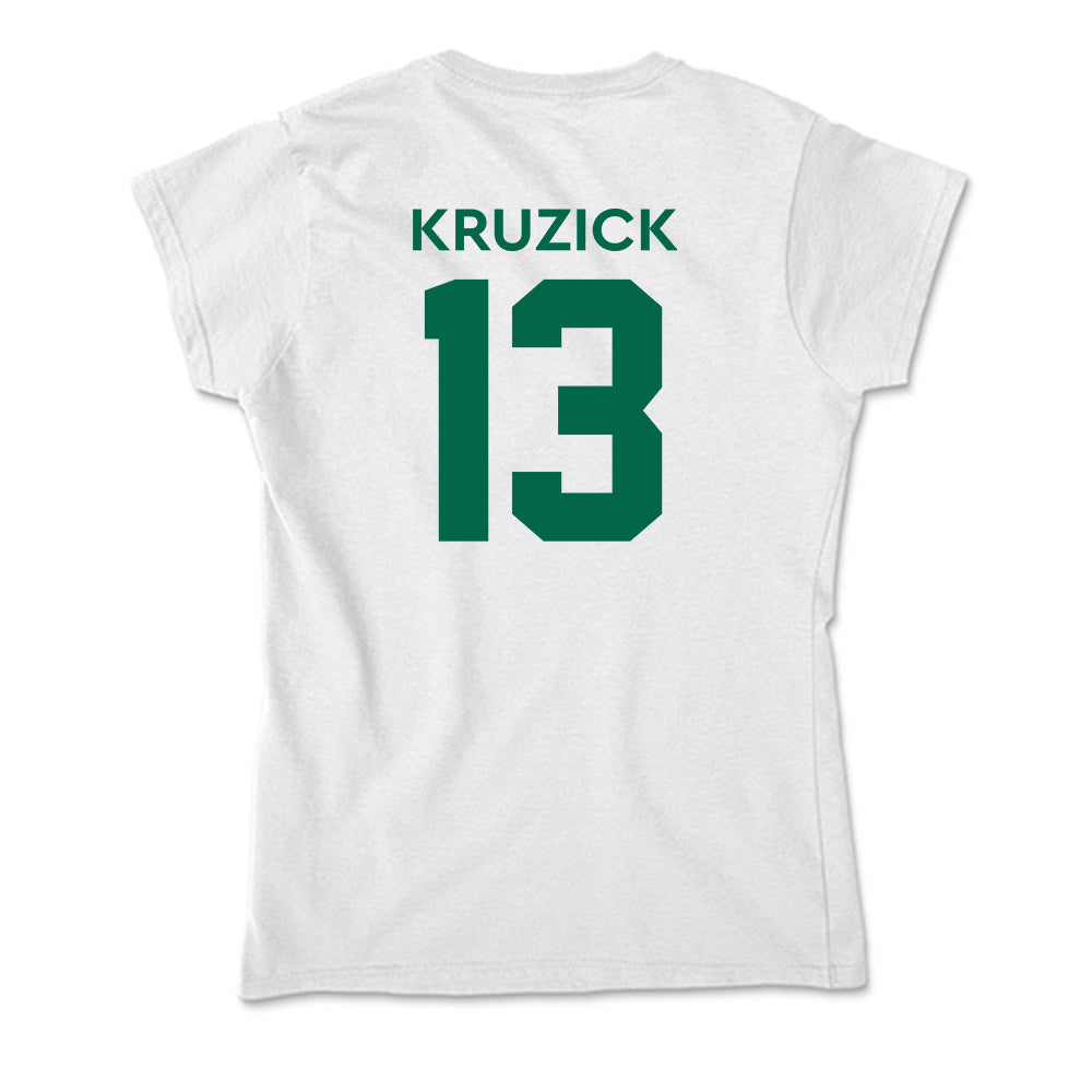 Illinois Wesleyan - NCAA Football : GB Kruzick - Soft Style Women’s T-Shirt-1
