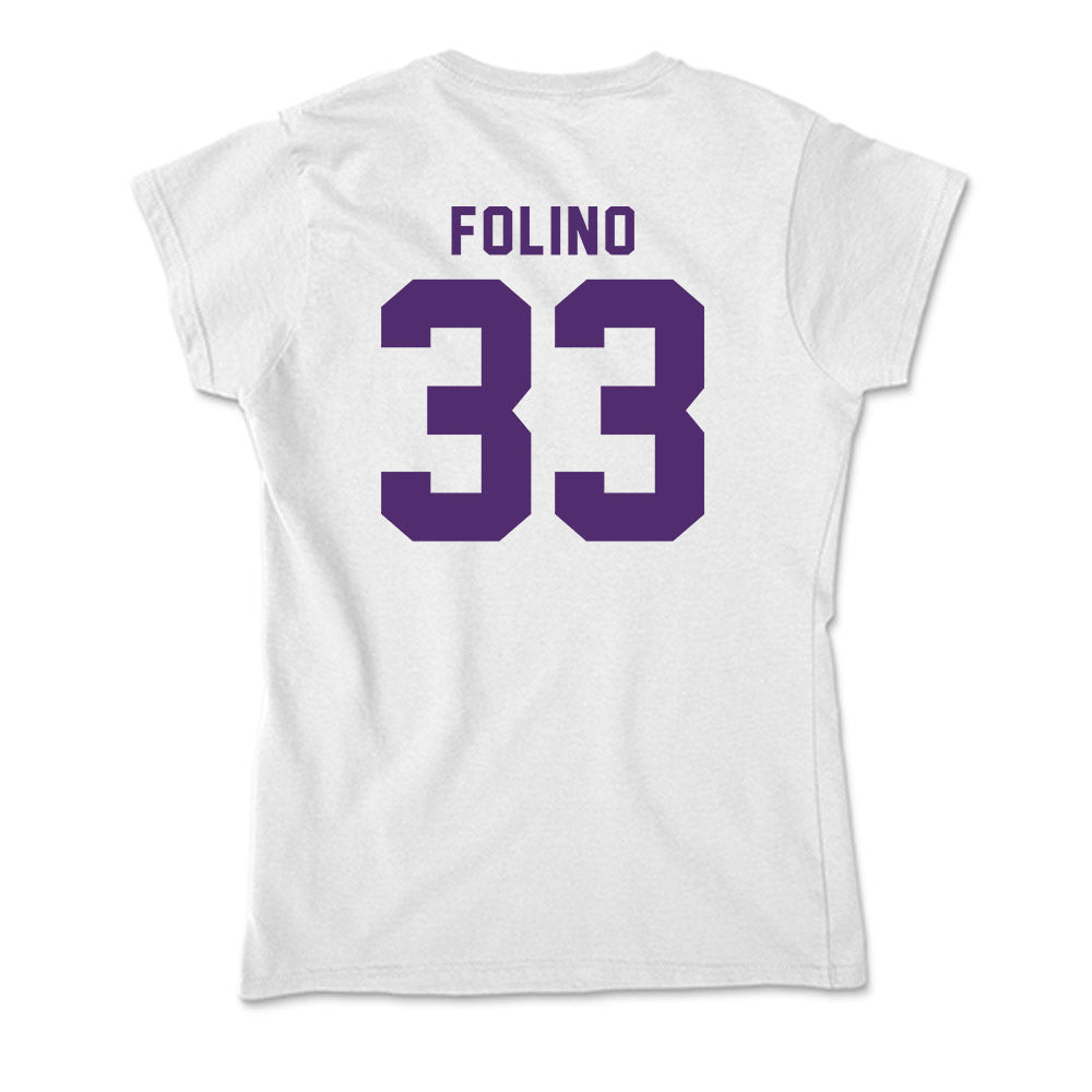Albion - NCAA Men's Soccer : Simone Folino - Soft Style Women’s T-Shirt-1
