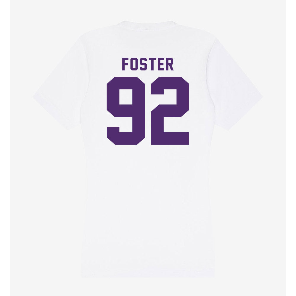 Albion - NCAA Football : Jayvon Foster - Women's V-Neck T-Shirt-1