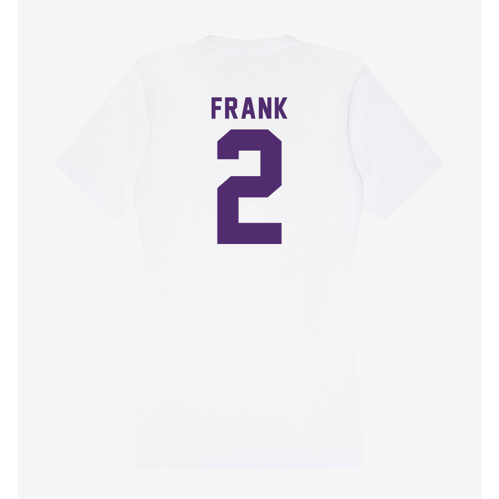 Albion - NCAA Softball : Ryley Frank - Women's V-Neck T-Shirt-1