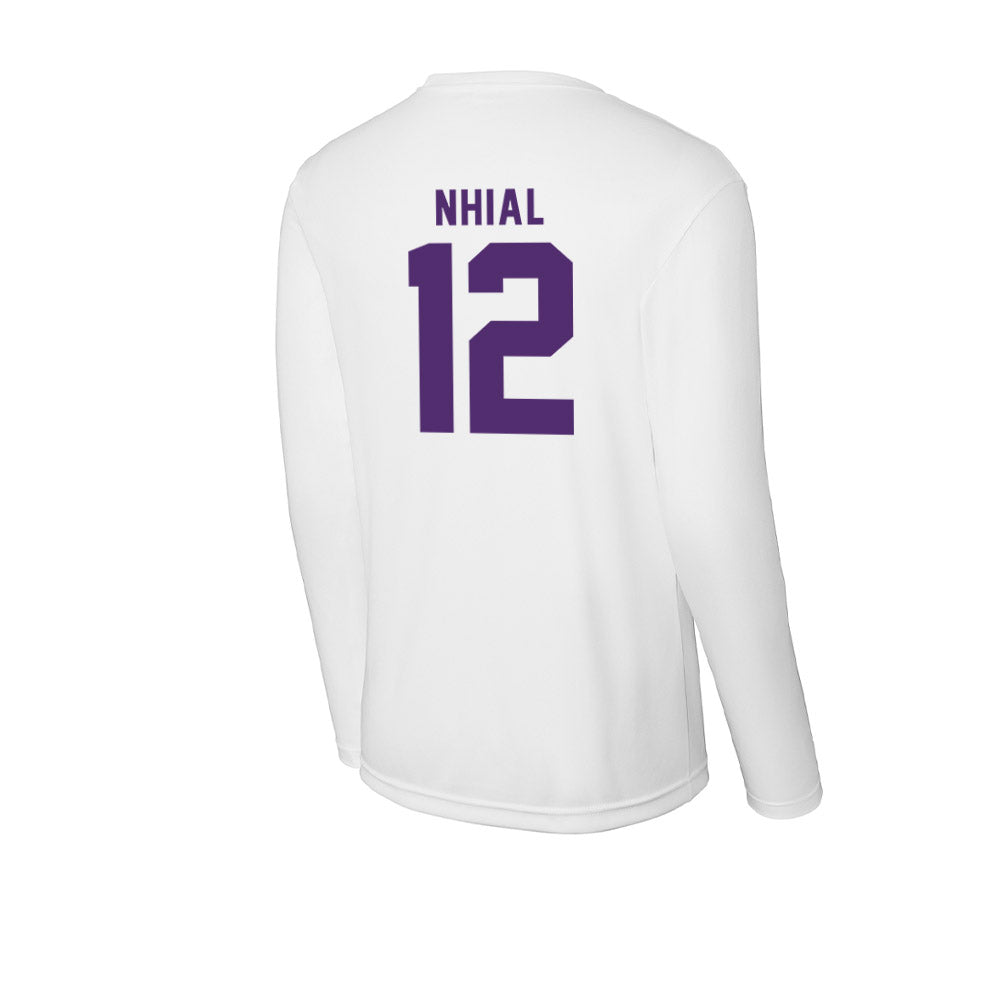 Albion - NCAA Women's Basketball : Anyieth Nhial - Activewear Long Sleeve T-Shirt-1