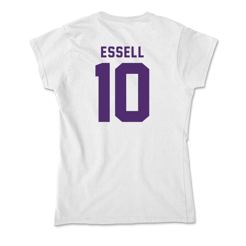 Albion - NCAA Men's Basketball : Cameron Essell - Soft Style Women’s T-Shirt-1