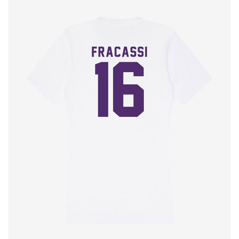 Albion - NCAA Football : Braden Fracassi - Women's V-Neck T-Shirt-1