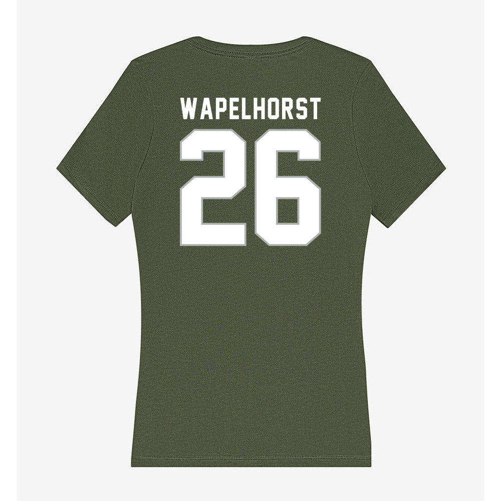 Northwest Missouri State - NCAA Football : Isaiah Wapelhorst - Women's V-Neck T-Shirt-1
