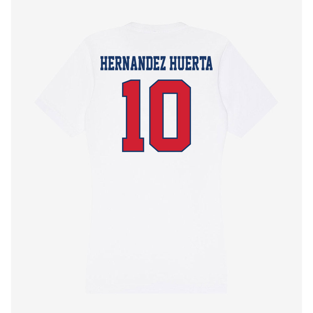 Francis Marion - NCAA Women's Tennis : Fatima Scarlet Hernandez Huerta - Women's V-Neck T-Shirt-1