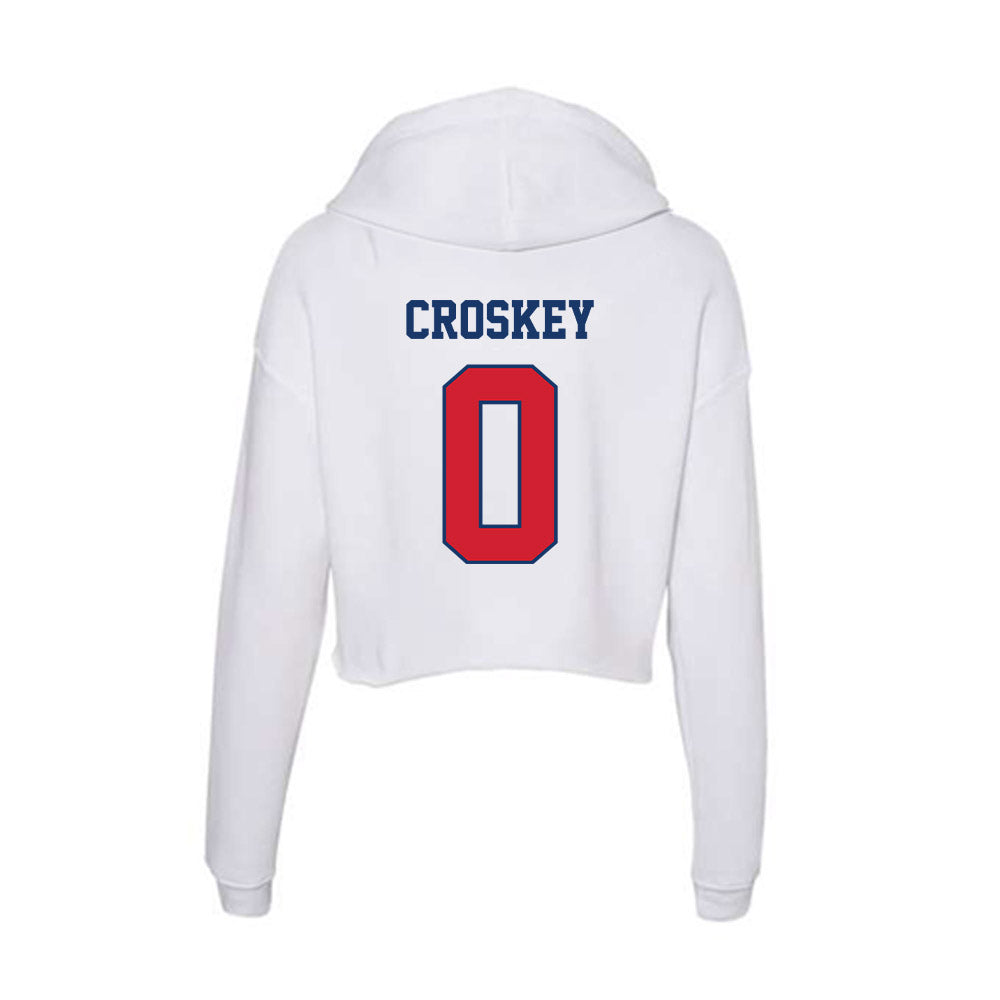 Francis Marion - NCAA Women's Basketball : Kiara Croskey - Women's Crop Fleece Hoodie-1