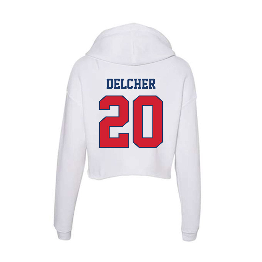 Francis Marion - NCAA Women's Volleyball : Andrea Delcher - Women's Crop Fleece Hoodie-1