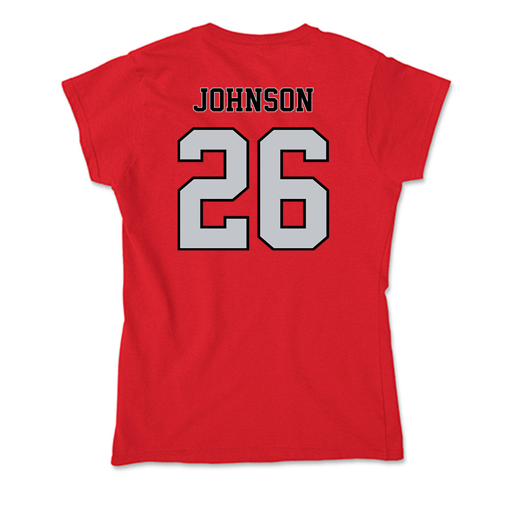 CSUN - NCAA Men's Soccer : Miles Johnson - Soft Style Women’s T-Shirt-1