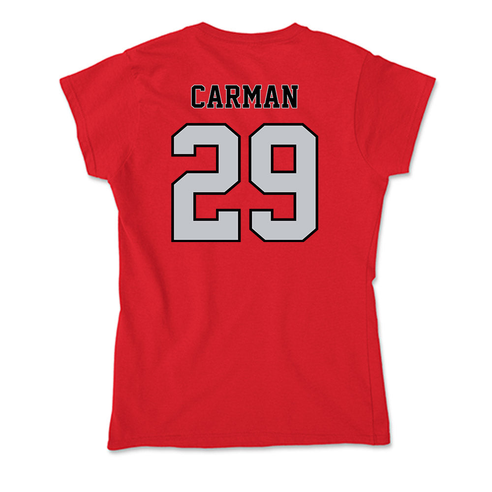 CSUN - NCAA Softball : Mikayla Carman - Soft Style Women’s T-Shirt-1