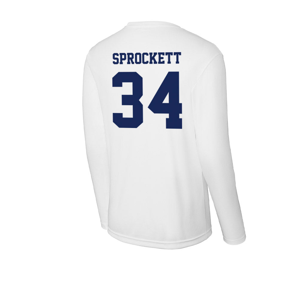Belmont - NCAA Baseball : Mike Sprockett - Activewear Long Sleeve T-Shirt-1