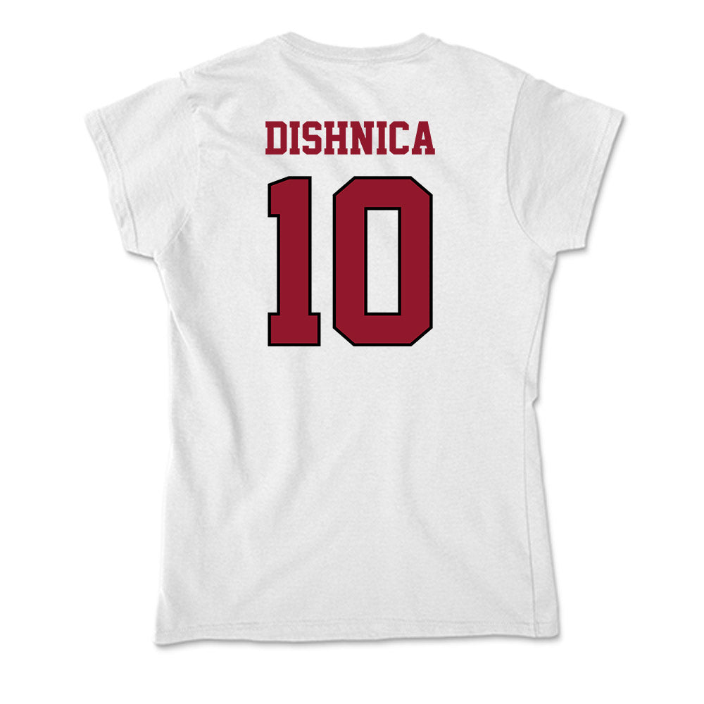 Lafayette College - NCAA Men's Soccer : Samir Dishnica - Soft Style Women’s T-Shirt-1