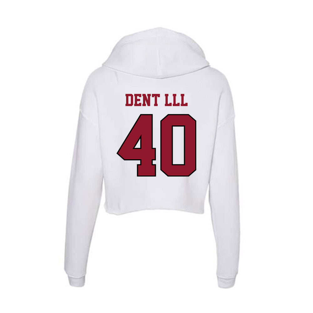 Lafayette College - NCAA Football : Michael Dent lll - Women's Crop Fleece Hoodie-1