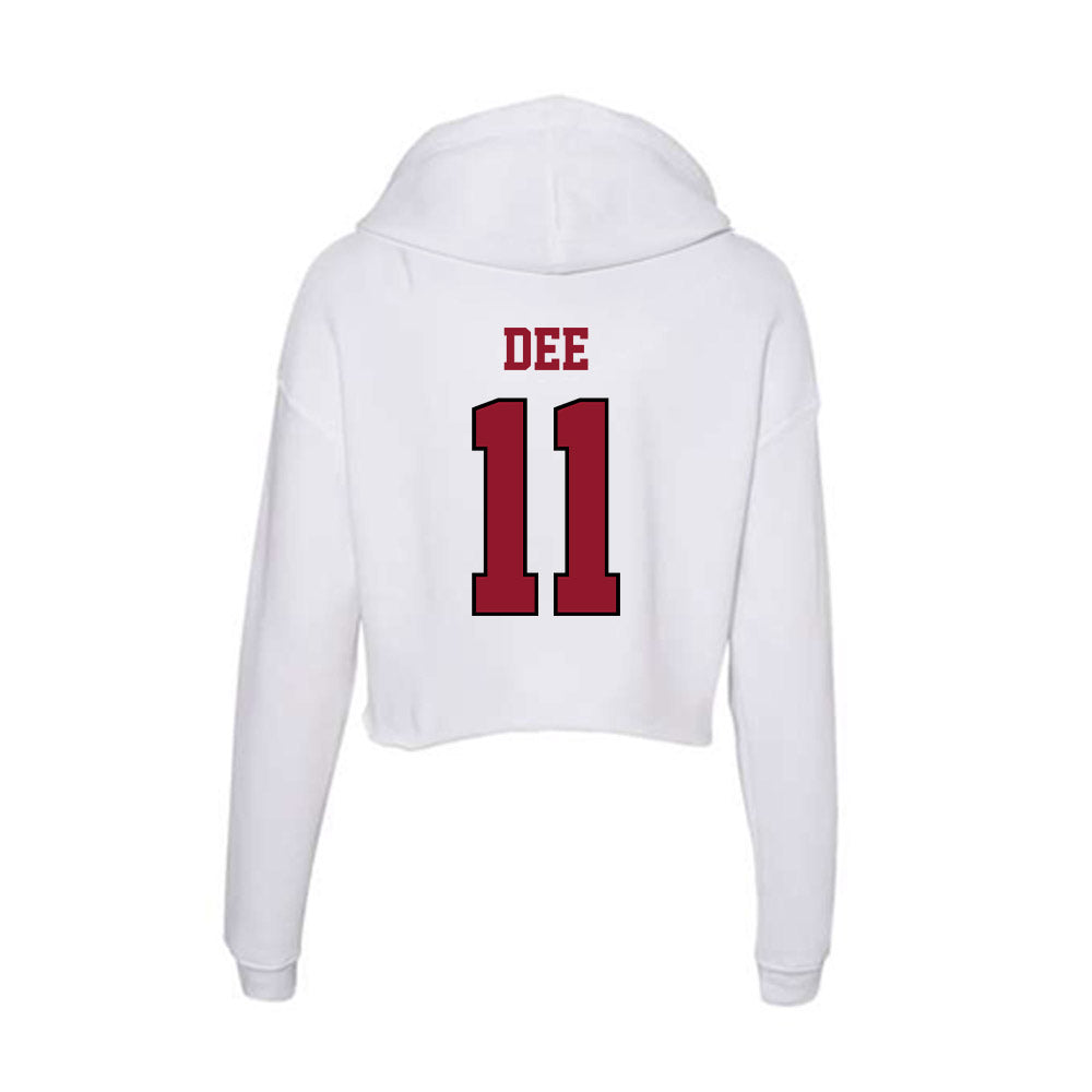 Lafayette College - NCAA Football : Beckham Dee - Women's Crop Fleece Hoodie-1