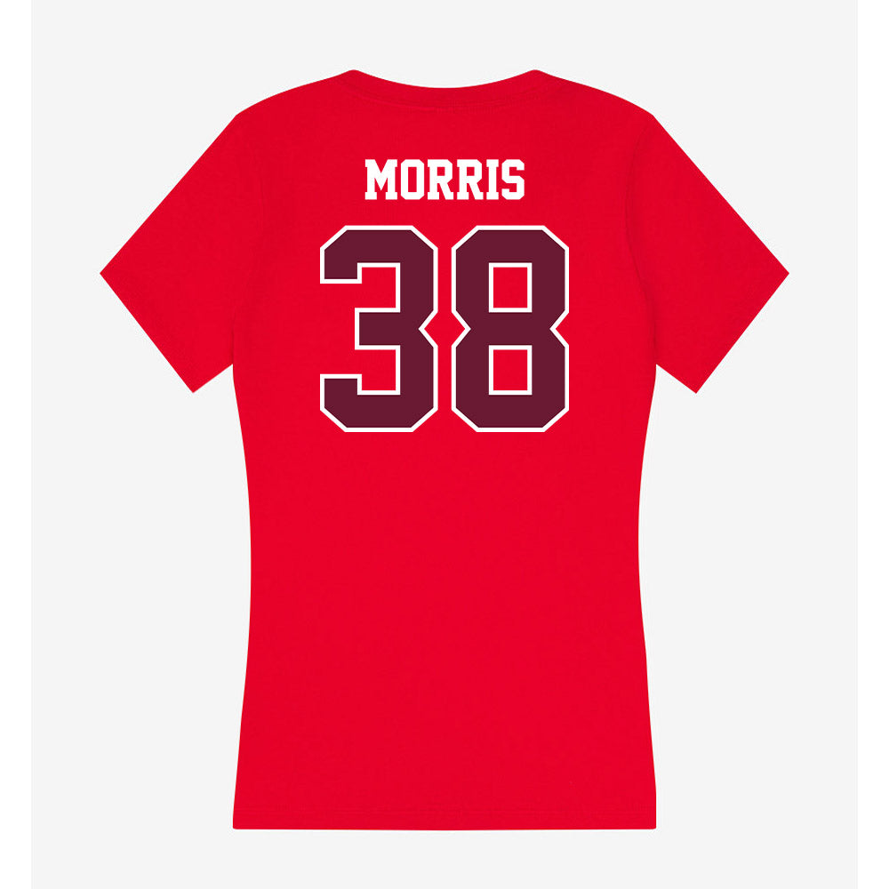 AAMU - NCAA Baseball : Charles Morris - Women's V-Neck T-Shirt-1