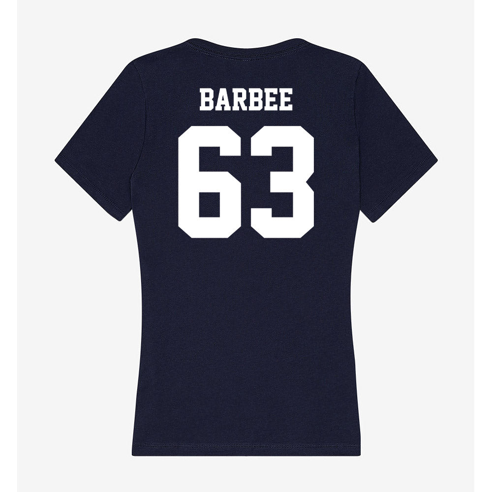 Jackson State - NCAA Football : Kejuan Barbee - Women's V-Neck T-Shirt-1