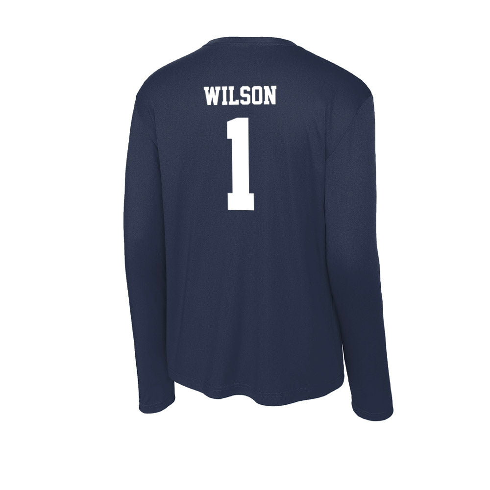 Jackson State - NCAA Baseball : TJ Wilson - Activewear Long Sleeve T-Shirt-1