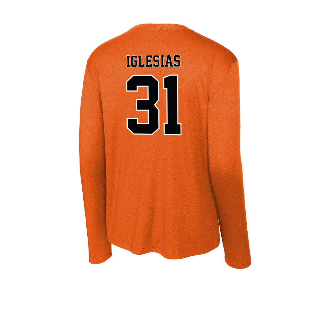 Pacific - NCAA Baseball : Justin Iglesias - Activewear Long Sleeve T-Shirt-1