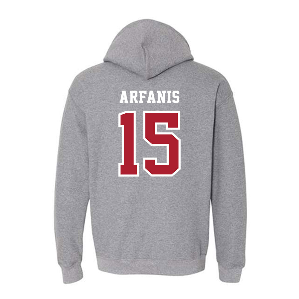Stony Brook - NCAA Football : Christopher Arfanis - Classic Shersey Hooded Sweatshirt-1