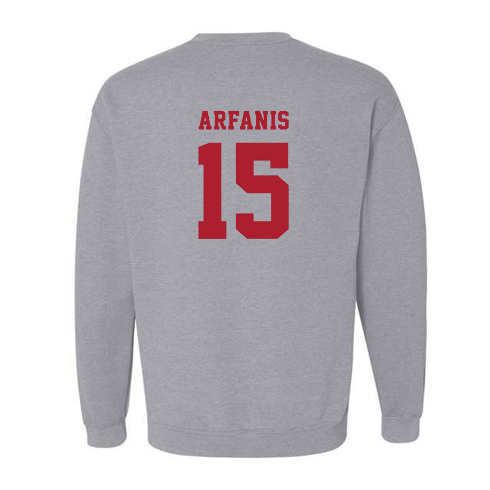 Stony Brook - NCAA Football : Christopher Arfanis - Crewneck Sweatshirt-1