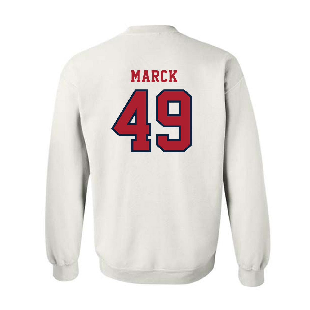 Stony Brook - NCAA Football : Mason Marck - Classic Shersey Crewneck Sweatshirt-1
