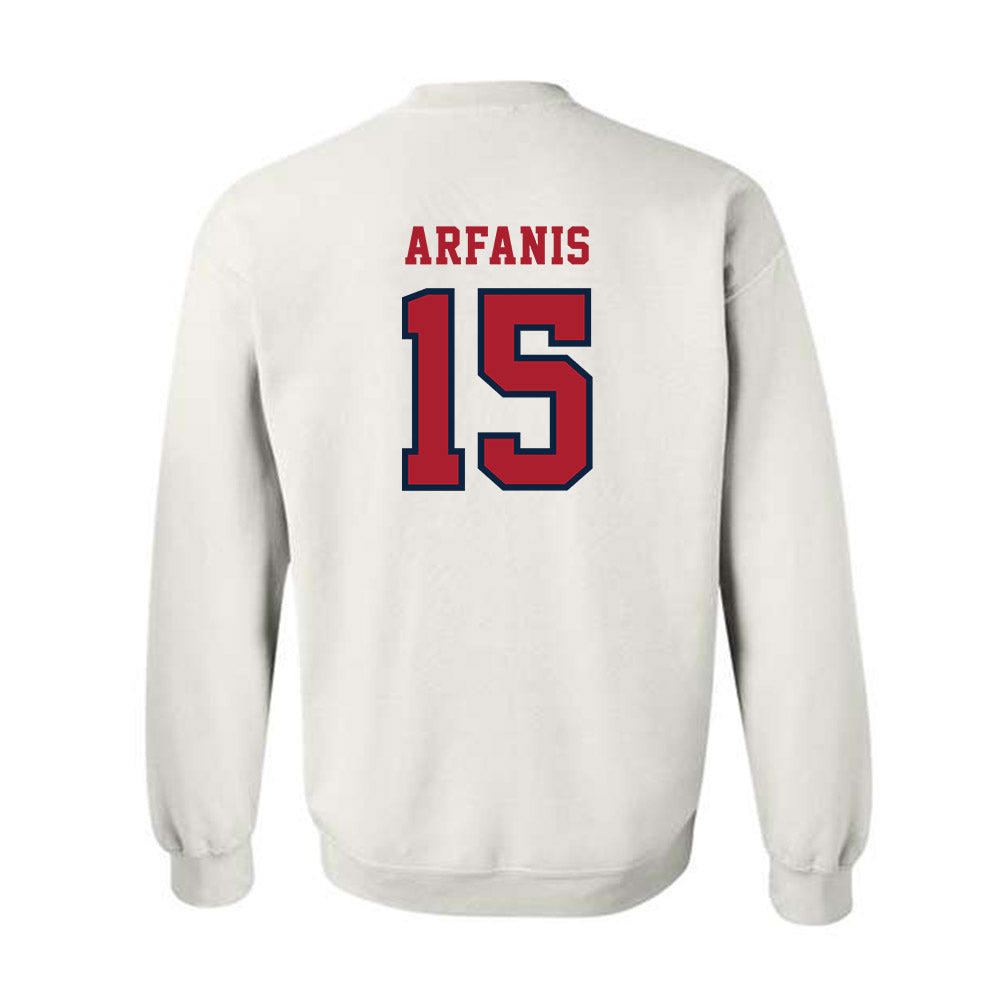 Stony Brook - NCAA Football : Christopher Arfanis - Classic Shersey Crewneck Sweatshirt-1
