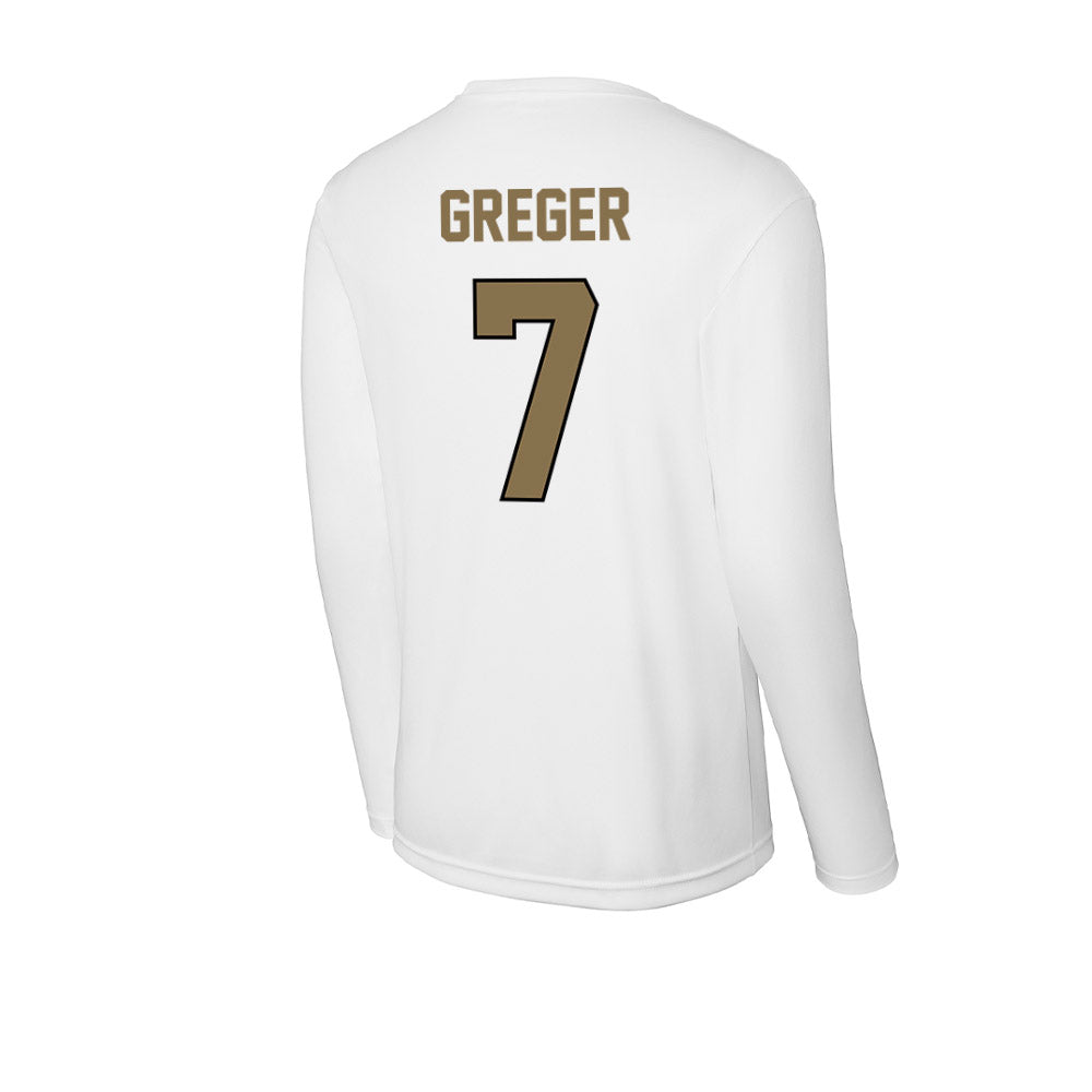 Bryant - NCAA Baseball : Gavin Greger - Activewear Long Sleeve T-Shirt-1