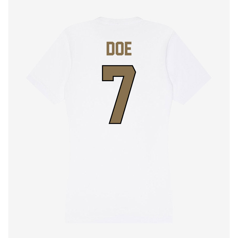 Bryant - NCAA Football : Aldrich Doe - Women's V-Neck T-Shirt-1